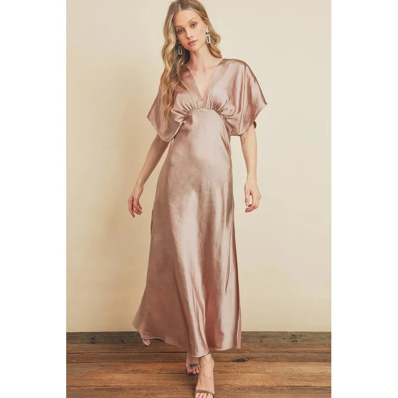 Blouson long dress hotsell